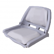 Кресло складное пластиковое с мягкими накладками, белый