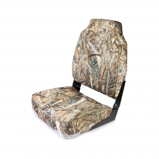 Кресло складное алюминиевое с мягкими накладками, камуфляж лето