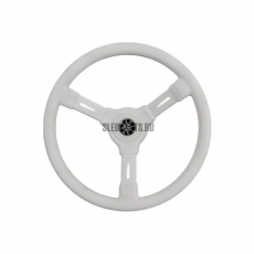 Колесо рулевое RIVIERA 350 мм, обод белый, спицы белые