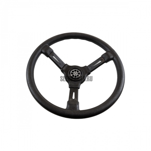 Колесо рулевое RIVIERA 350 мм, обод черный, спицы черные
